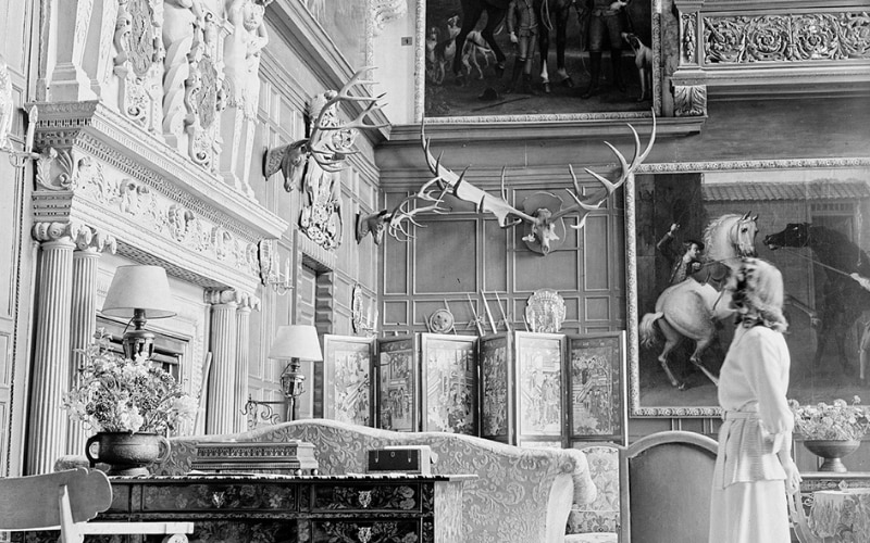 A visitor at Longleat in 1950 